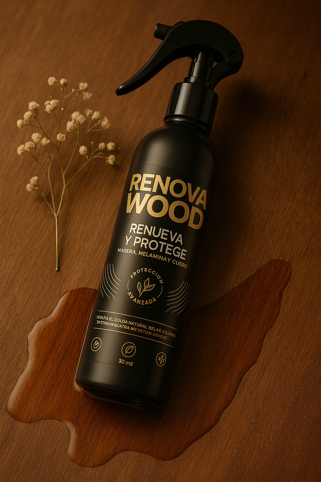 RENOVAWOOD PREMIUM (RENOVADOR DE MADERA, MELAMINE Y CUERO)
