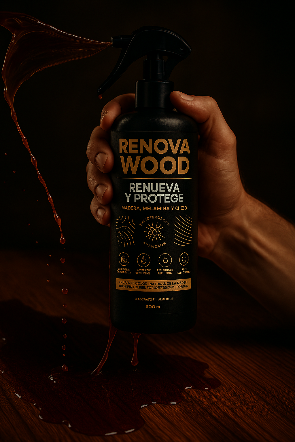 RENOVAWOOD PREMIUM (RENOVADOR DE MADERA, MELAMINE Y CUERO)