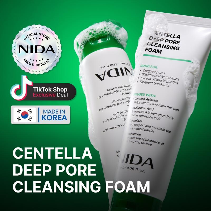Centella Deep Pore Cleansing Foam NIDA - Mi tienda 2