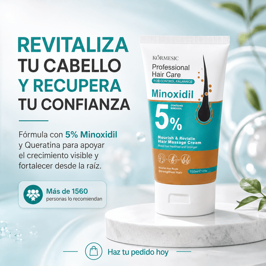 Kormesic Minoxidil 5% | Crema para el Crecimiento de Barba y Cabello - Mi tienda 2